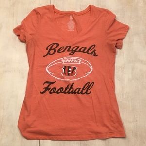 Bengals Football NFL team apparel. Sz M